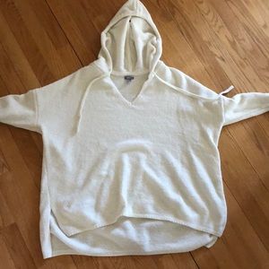 super soft white throw over